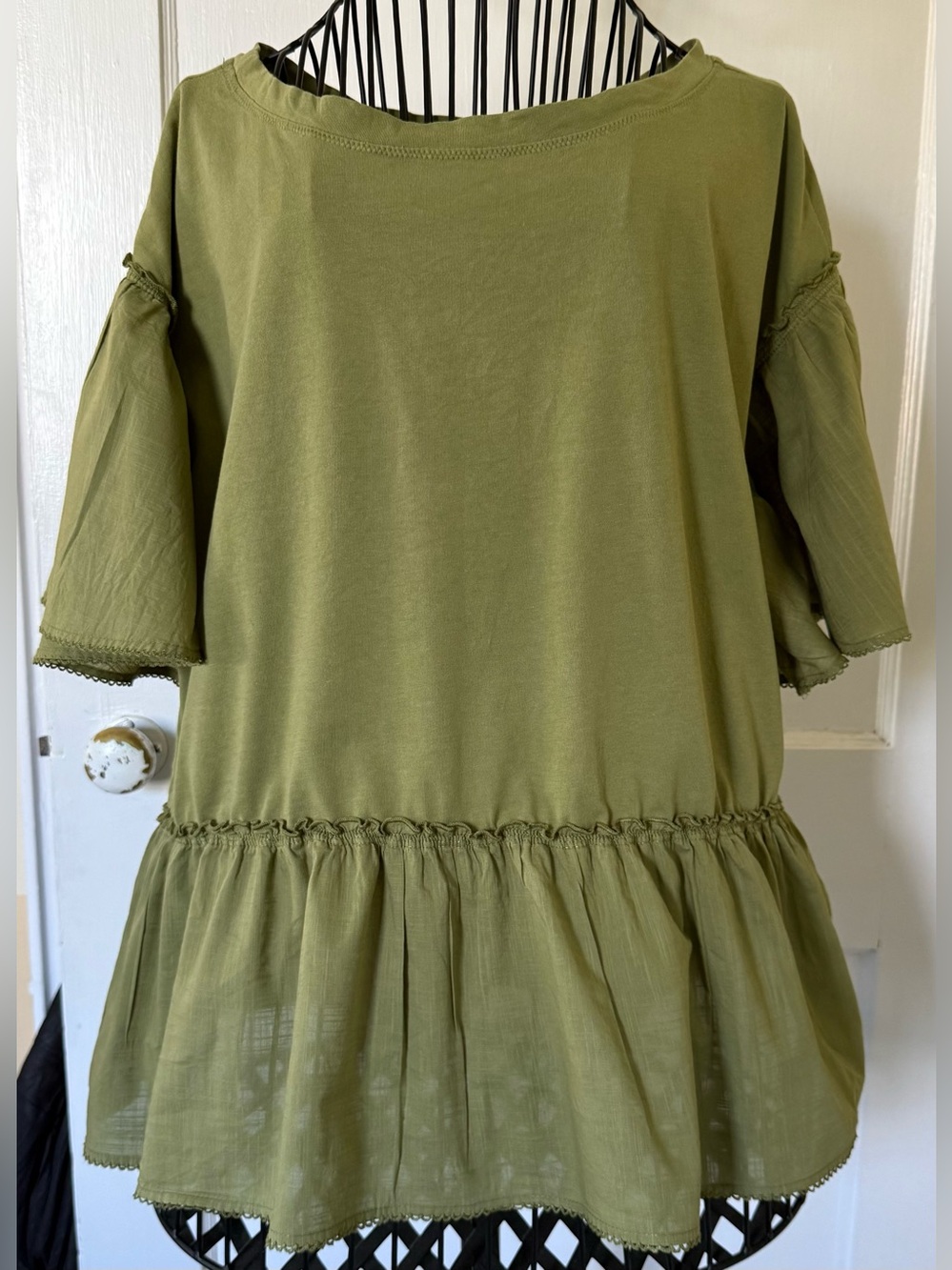 Anthropology Babydoll Top - Picture 3 of 7